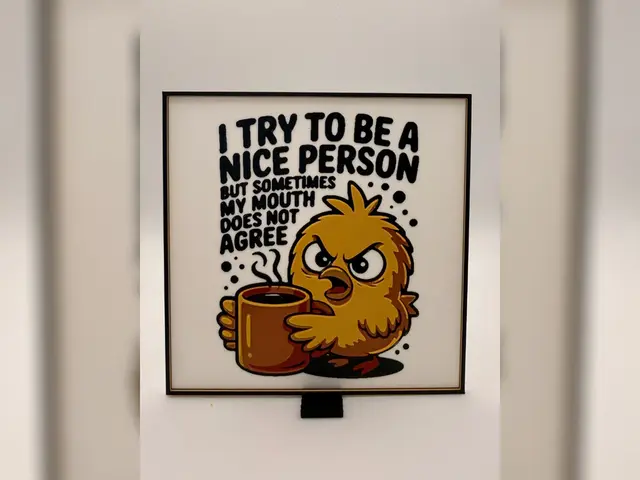 HueForge model: Tweety Coffee Mood HueForge Print by Thadius