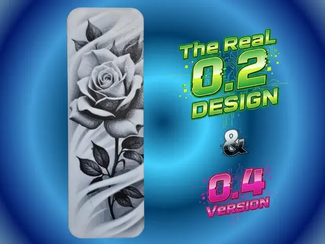 HueForge model: Flower Bookmark by Atrus Design