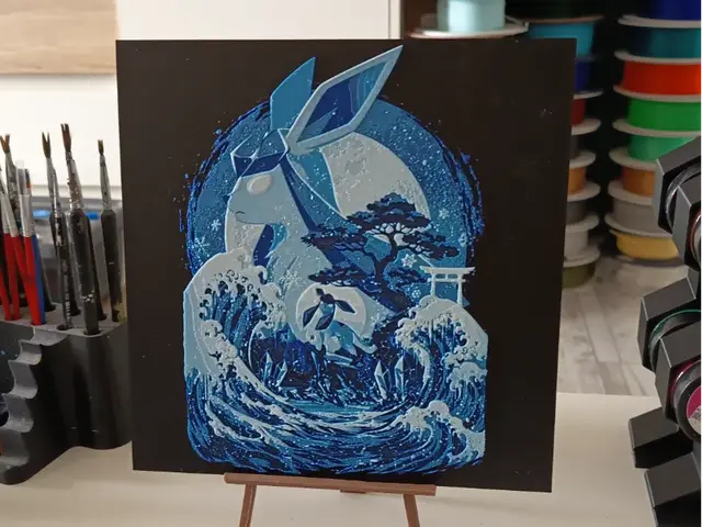 Pokemon Glaceon Hueforge