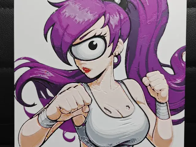 HueForge model: Leela Futurama by TheHueforgeLady