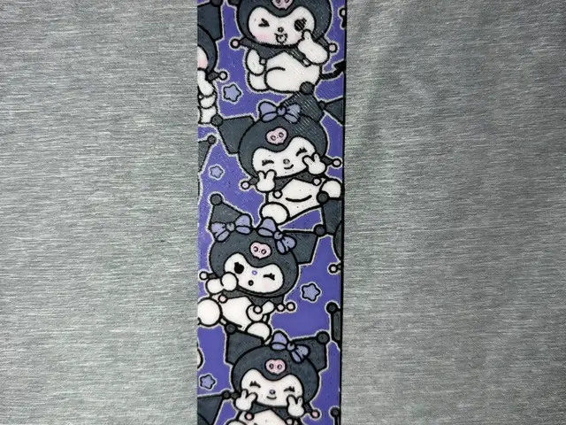 HueForge model: Kuromi Bookmark - Flatforge by Hey Ben
