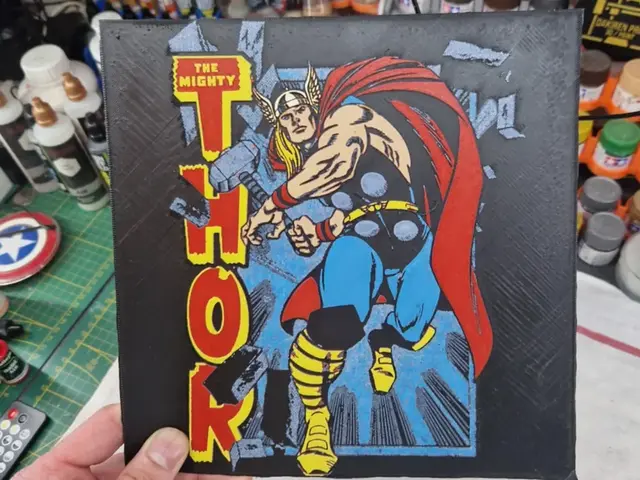 HueForge model: Thor Hueforge - Marvel Comics by Dakiren