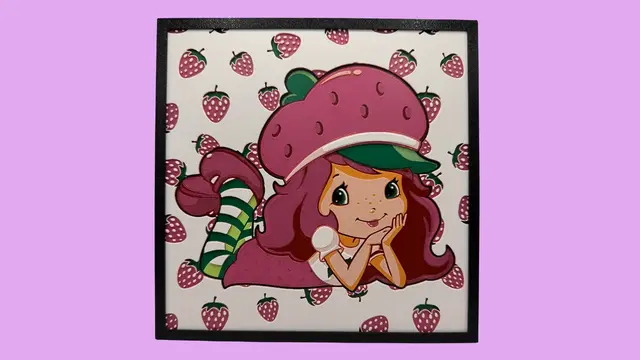 HueForge model: Strawberry Shortcake by Canadian Gamer