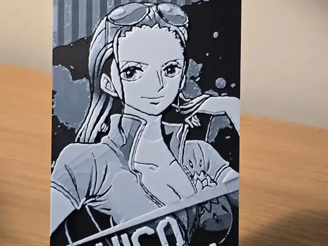 HueForge model: Hueforge - One Piece - Nico Robin by FxD | Function-X-Design