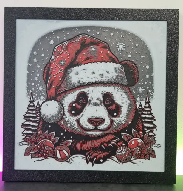 Panda Noël Hueforge