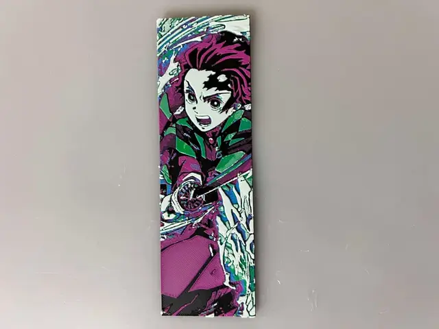HueForge model: Tanjiro, Demon Slayer, Bookmark by 3djd
