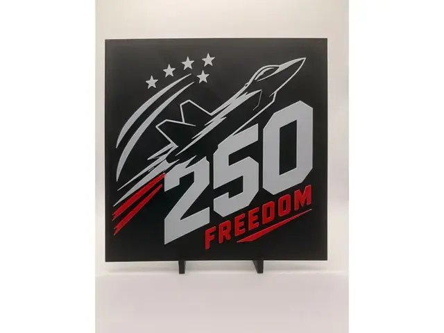 HueForge model: Freedom 250 Fighter Jet HueForge by Thadius