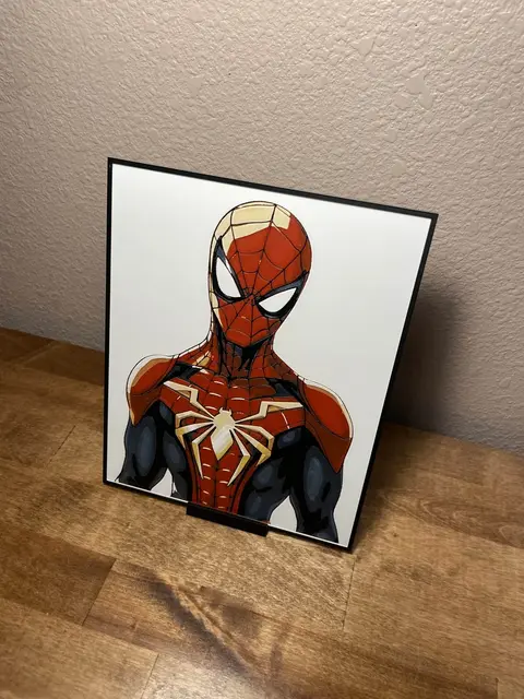 HueForge model: Spider-Man - Gold by Cloudy Nostalgia