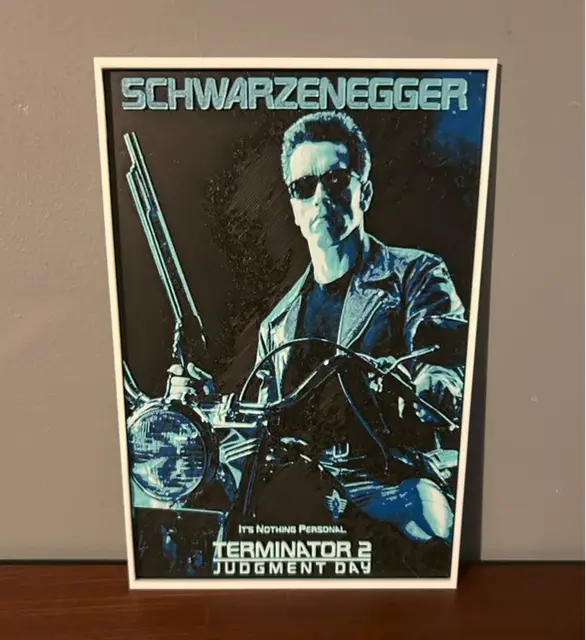 HueForge model: Hueforge Movie Poster - Terminator 2 - by JoDau