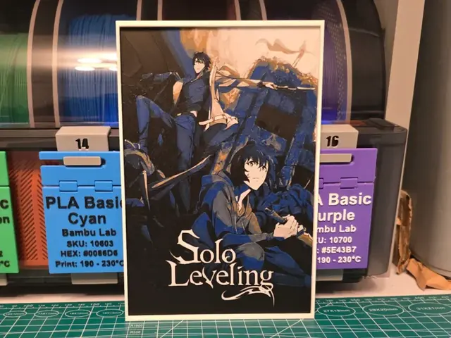 Solo Leveling Anime Poster - Hueforge Art