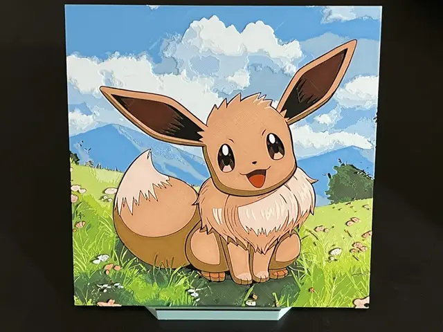 HueForge model: Eevee Sweet Smile Pokemon Hueforge by FantasyZ