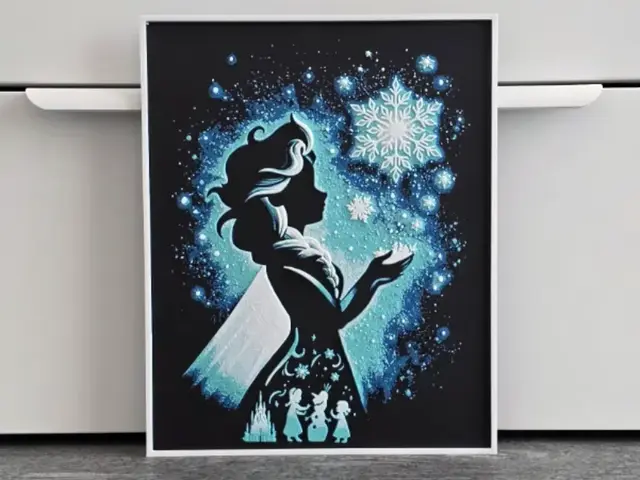 HueForge model: Elsa Frozen Hueforge 194x241 by RIVY3Dprint