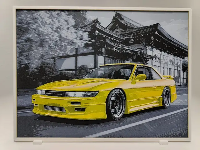 HueForge model: Nissan Silvia K S13 - Hueforge by BeaN