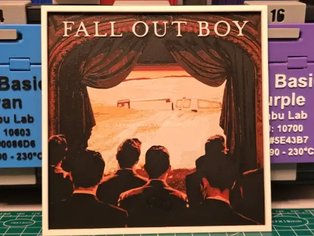 HueForge model: Fall Out Boy "From Under the Cork Tree" Album Art by Lumpy3D