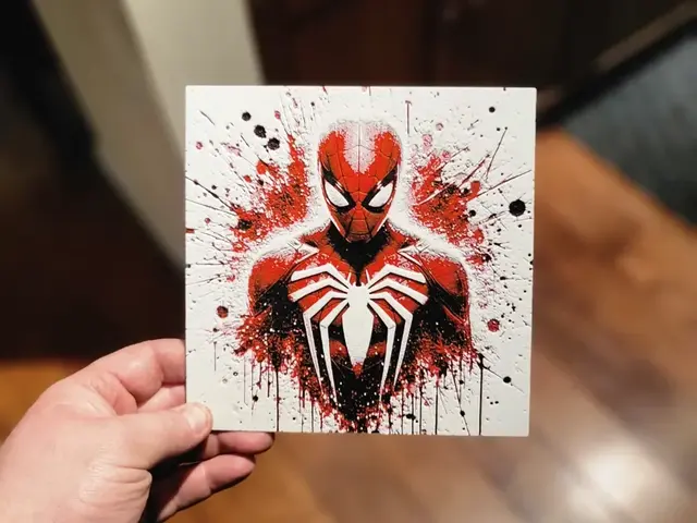 HueForge model: Graffiti Spiderman Hueforge by 3Ree Printing