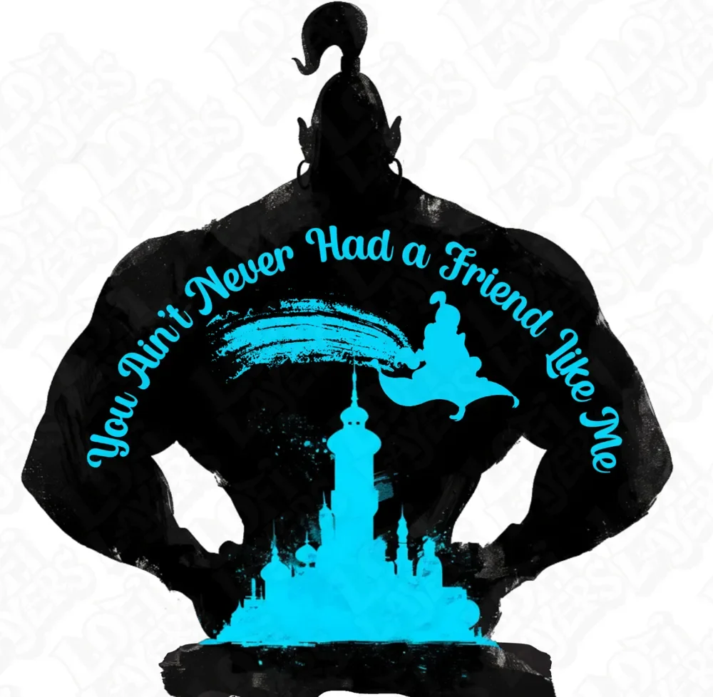 Genie Silhouette Sign by LoFi Layers HueForge model: Genie Silhouette Sign by LoFi Layers
