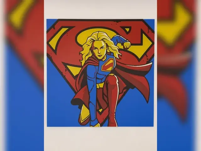 HueForge model: Supergirl Hero Landing hueforge print by Thadius