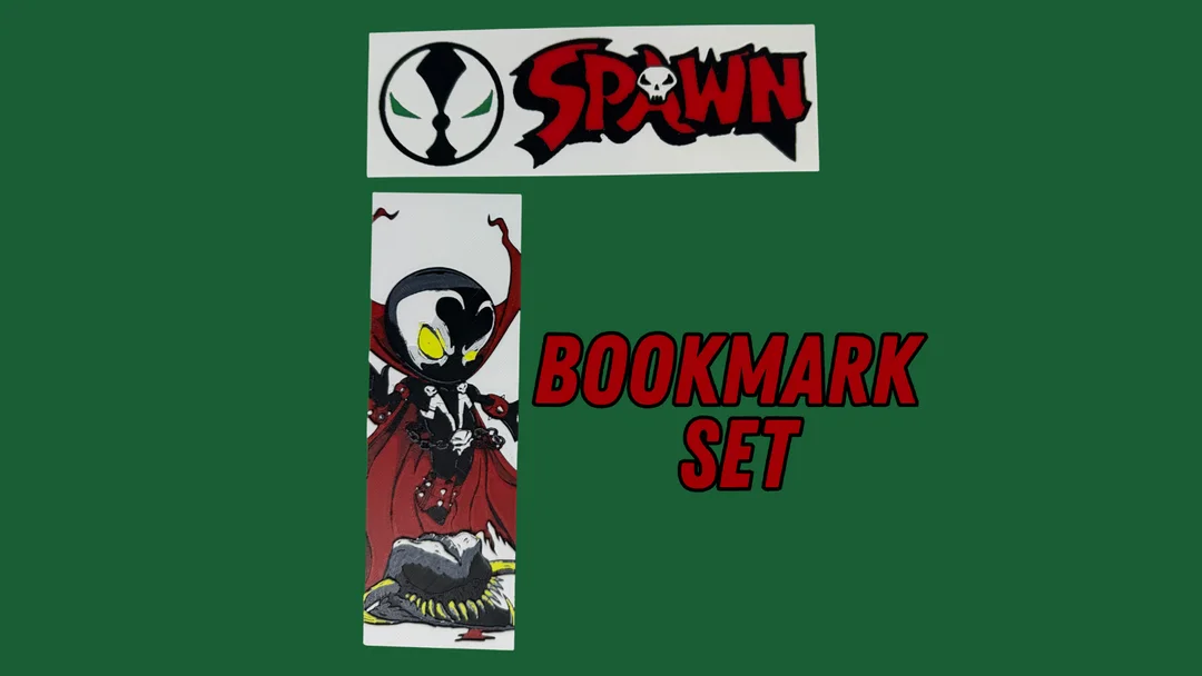 Spawn - Chibi Edition - Bookmark Set by Canadian Gamer HueForge model: Spawn - Chibi Edition - Bookmark Set by Canadian Gamer