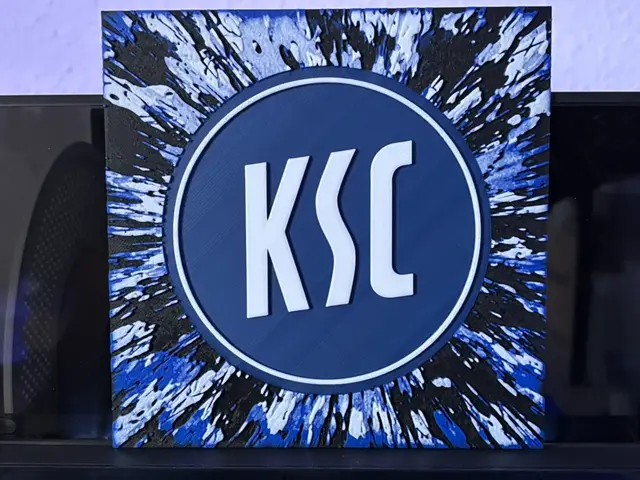 HueForge model: KSC - Karlsruher SC "Space" Hueforge 3 Colors AMS by Reeftank&more