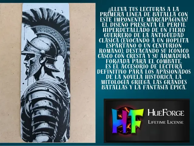 HueForge model: Spartan Warrior Bookmark by FYTY112