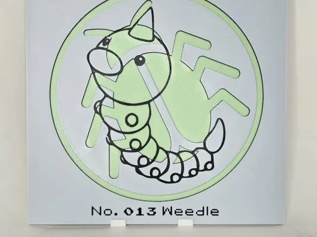 HueForge model: Minimalistic Weedle Hueforge by 3Ree Printing