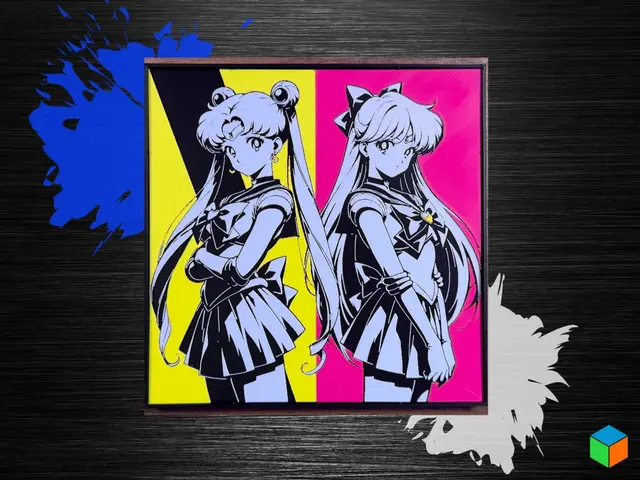 HueForge model: Sailor Moon & Sailor Venus — A Magical Girl Bonus Drop by 3D Prints By Vic