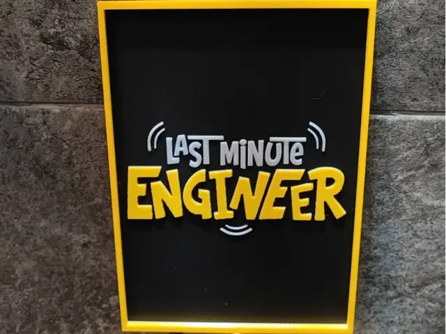 HueForge model: Last minute Engineer by Garuda3D
