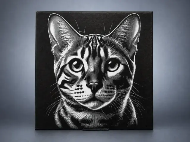 HueForge model: Bengal cat by Aleksandr