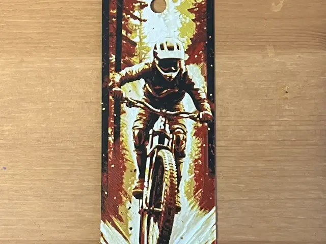 HueForge model: bike bookmark by Morganja