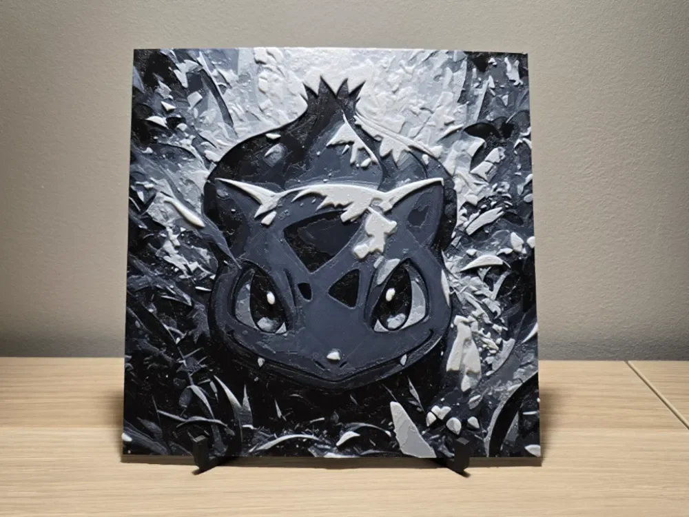 Bulbasaur / Bulbizarre Hueforge Pokemon by Kactus Fpv HueForge model: Bulbasaur / Bulbizarre Hueforge Pokemon by Kactus Fpv