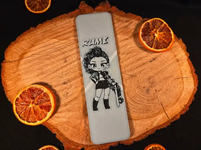 HueForge model: Rumi K-pop Demon Hunters bookmark by EternalDesigns3D
