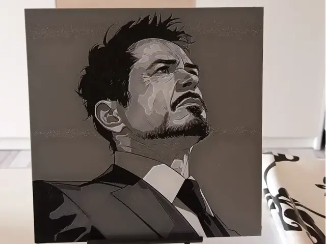 HueForge model: Ironman Tony Stark Marvel Hueforge by 3DNesy