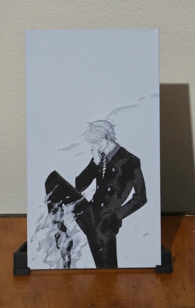 Hueforge - Sanji 1 by FxD | Function-X-Design HueForge model: Hueforge - Sanji 1 by FxD | Function-X-Design