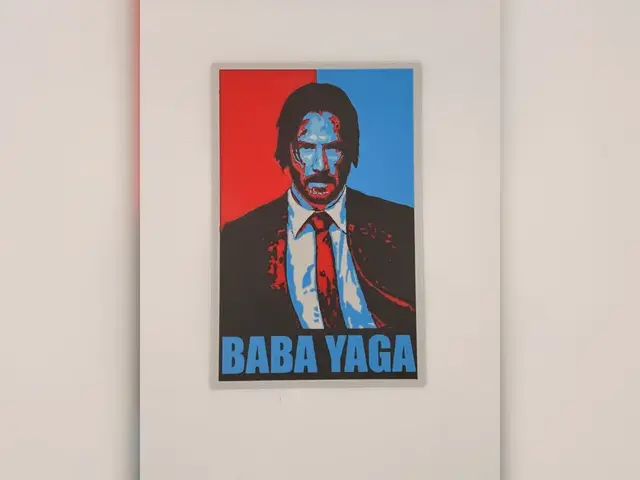 HueForge model: Baba Yaga John Wick Poster by Thadius