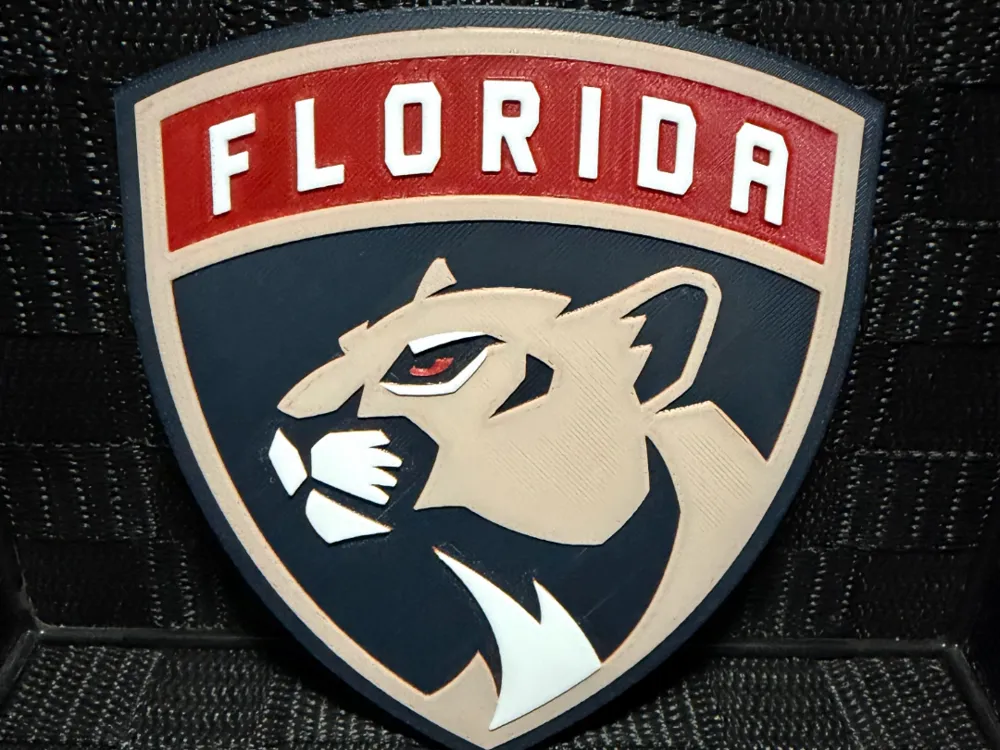 Florida Panthers Logo - Hueforge by JoDau HueForge model: Florida Panthers Logo - Hueforge by JoDau