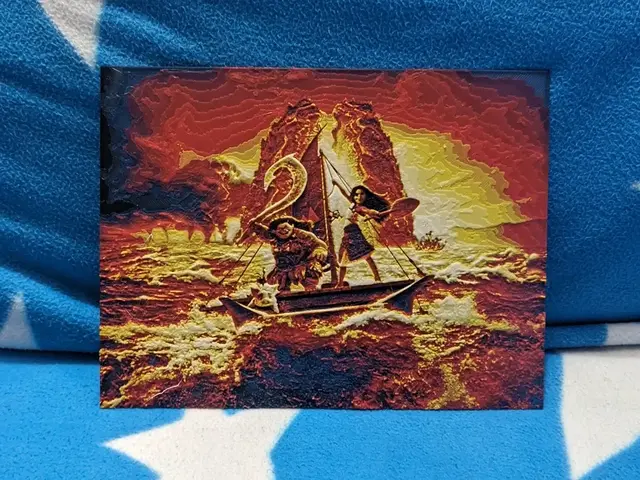 HueForge model: Hueforge Moana Vaiana 2 by Seb3D