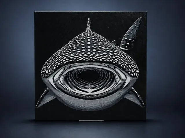 HueForge model: Whale shark by Aleksandr