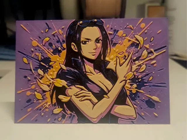 HueForge model: One Piece Nico Robin by Mano's 3d_Art