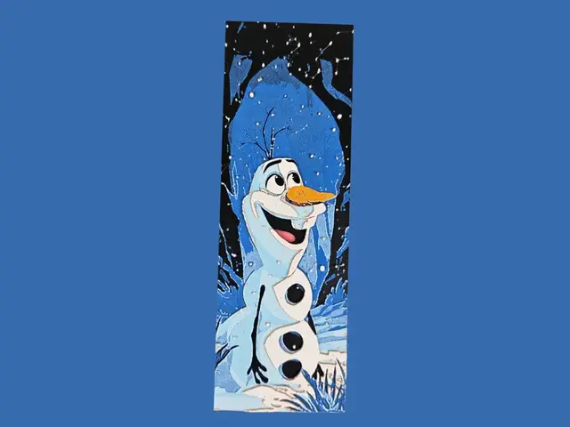 HueForge model: Olaf Bookmark by BusyKikiBee