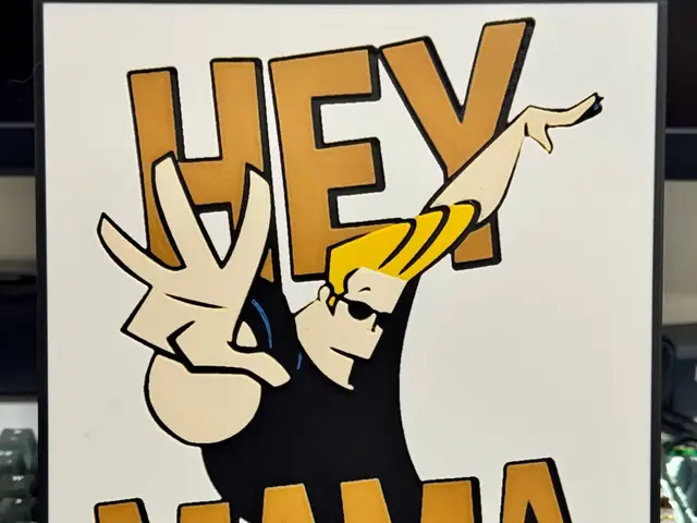 HueForge model: Johnny Bravo Hueforge by Strata Prints