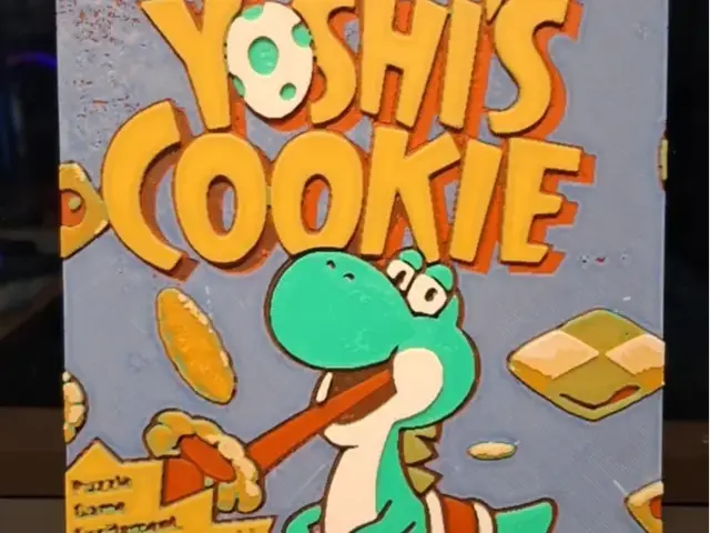HueForge model: NES Yoshi Cookie game cover - Hueforge by 3dGlow