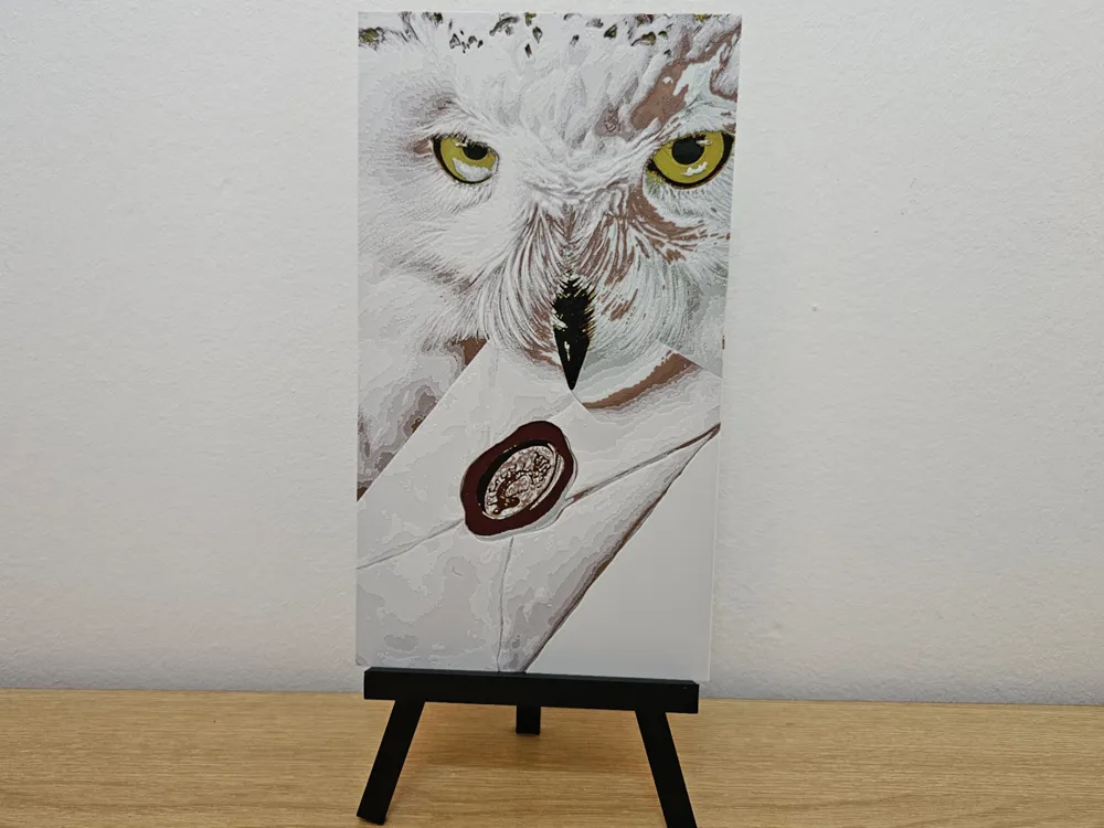Hedwig Harry Potter Hueforge by Opao HueForge model: Hedwig Harry Potter Hueforge by Opao