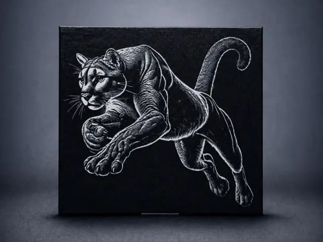 HueForge model: Puma (mountain lion) by Aleksandr
