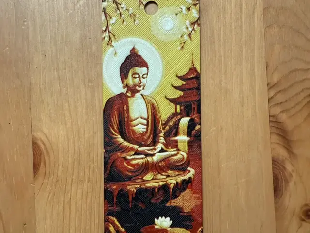 HueForge model: zen bookmark by Morganja