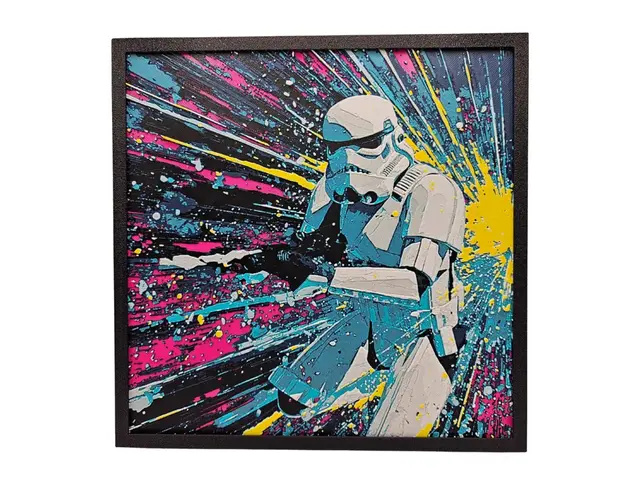 HueForge model: Storm Trooper Blast by BusyKikiBee