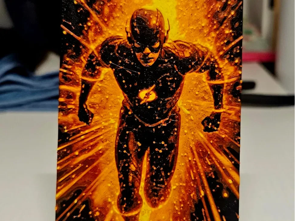 Flash by Mano's 3d_Art HueForge model: Flash by Mano's 3d_Art