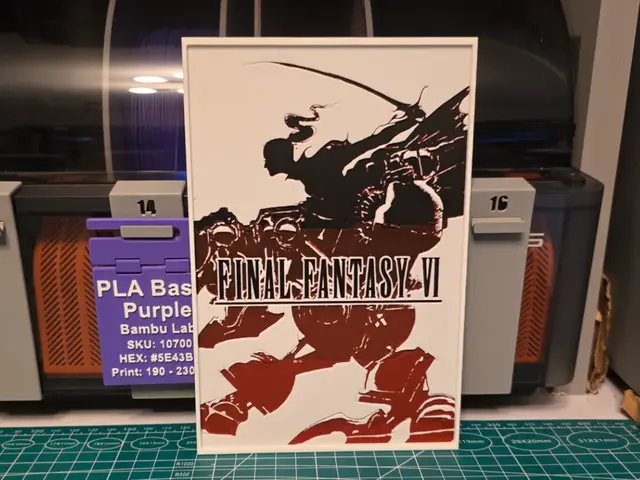 Final Fantasy VI Game Poster - Hueforge Art