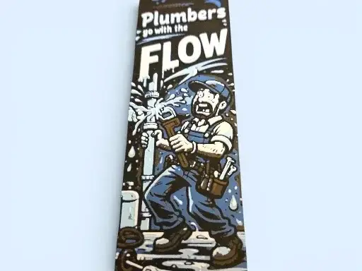 HueForge model: Plumber TradeMark 50mm by 150mm Bookmark by MythicHue's