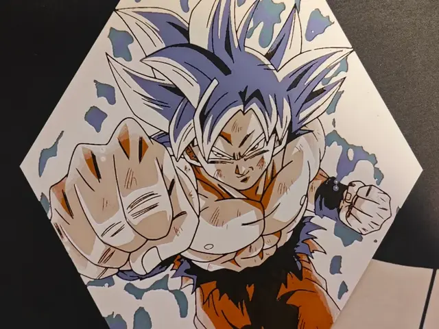 HueForge model: Hueforge Goku Ultra Instinct honeycomb mode by JGz3DMaker