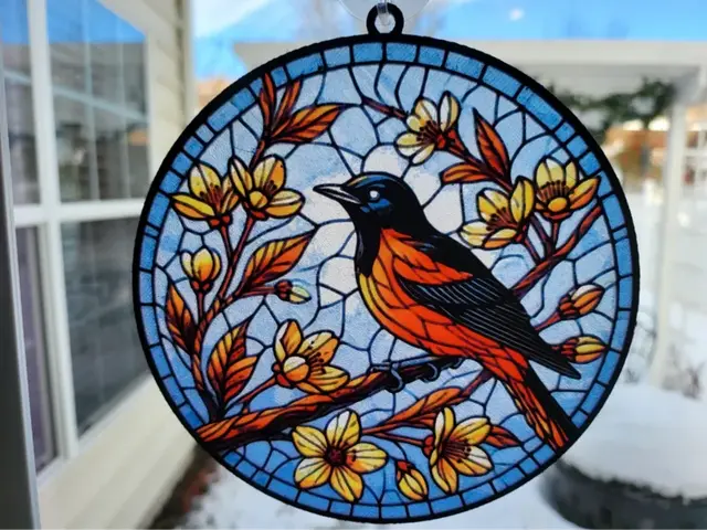 HueForge Stained-glass style Oriole